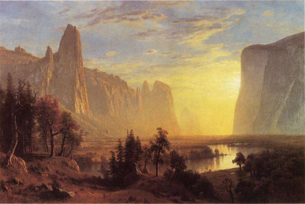 Albert Bierstadt Yosemite Valley Yellowstone Park